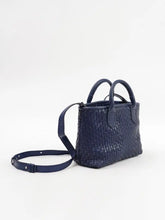 Serene Woven Handbag | Navy