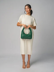 Nova Woven Handbag | Green