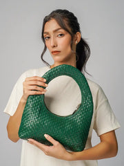 Nova Woven Handbag | Green