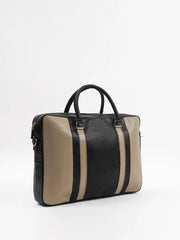 Invictus Laptop Bag | Black & Brown
