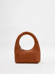 Nova Woven Handbag | Brown