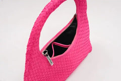 Nova Woven Handbag | Pink