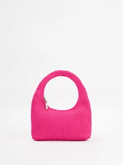 Nova Woven Handbag | Pink