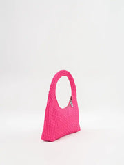 Nova Woven Handbag | Pink