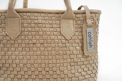 Serene Woven Handbag | Beige