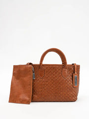 Serene Woven Handbag | Brown
