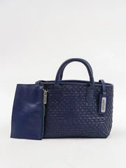 Serene Woven Handbag | Navy