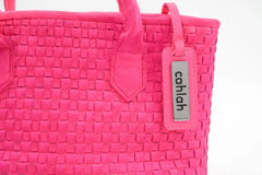 Serene Woven Handbag | Pink