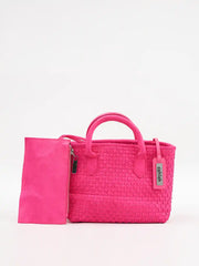 Serene Woven Handbag | Pink