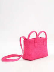 Serene Woven Handbag | Pink
