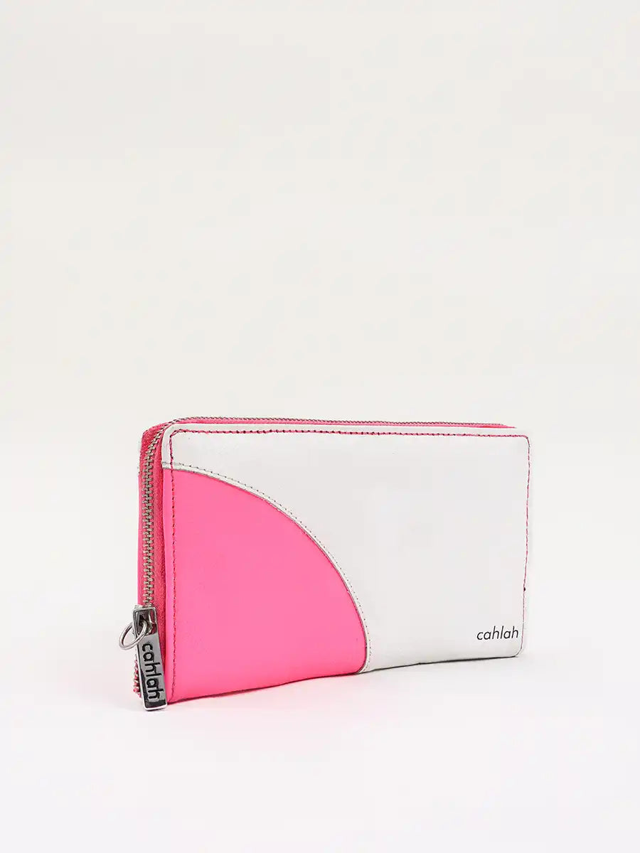 Serra Women’s Wallet | Pink & White