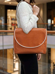 Jia Flap Bag | Brown